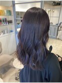 イルミナカラーで大人可愛い潤いあるパープルブラウン赤羽