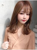 柔らか質感のミディアムスタイル