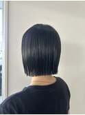 切りっぱなしボブ
