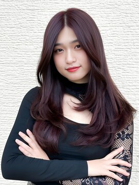 チェリーレッド/ボルドー/イルミナカラー/ブリーチなし