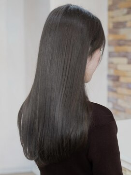 アリー 原宿 表参道(ALLY) ALLY宍戸髪質改善ブリーチなしカラーオリーブグレーベージュ暗髪