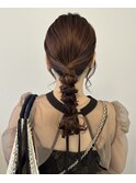 早朝セット/お呼ばれ/結婚式ヘアセット/銀座ヘアセット/銀座