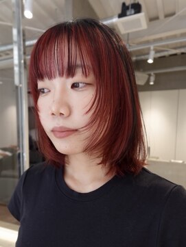 テクネ 天神大名(techne) 天神大名レイヤーカット大人レイヤーくびれヘアロング今泉