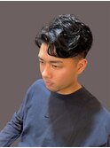 メンズ人気のパーマラルフカール