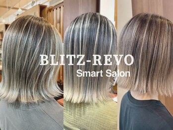 ブリッツ レボ(BLITZ-REVO)の写真/【HOT PEPPER Beauty AWARD 2026 BEST SALON部門 注目サロン選出】ブリーチで白髪を活かしたカラーに☆