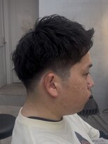 ロンドポレール 北千住(Lond polaire)&nbsp;men's/メンズ/刈り上げセンターパート/リバースセンターパート