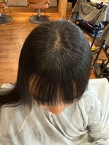 リワール 縮毛矯正専門店&nbsp;前髪の縮毛矯正ビフォーアフター
