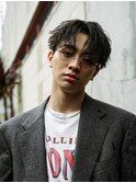 men'shair/波巻きツイストスパイラル/ニュアンスパーマ