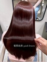 オリ('Oli)&nbsp;髪質改善カラー×ピンクブラウン