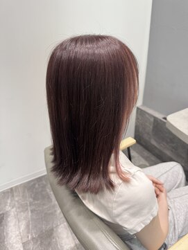 ポアナ(POANA.) フェイスフレーミング　サーモンピンクカラー