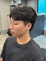 エルマーク 本山(L-MARK)&nbsp;センターパート/ニュアンスパーマ/フェザーパーマ/men's