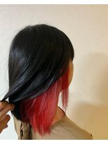 ヘアーサロン ラシア(hair salon Lasia)&nbsp;インナーカラー/イヤリングカラー/ブリーチ/チェリーレッド