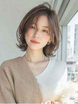 カノイ(KANOI) 大人レイヤーボブ×抜け感グレージュ