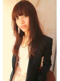 トリートメントでさらさらロング　大人かわいい