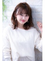 ヘアーアートシフォン 川口東口店(hair art chiffon)&nbsp;チョコレートアッシュor大人ガーリーのプリカールスタイル