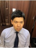 ビジネスドライパーマ〈銀座〉〈理容室〉〈ショート〉