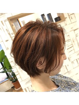 ヘアガーデン オフ(hair garden off) アプリコットショート