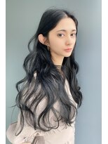 クーエフー(coo et fuu)&nbsp;フリンジウェーブの外国人風ロング♪藤沢2