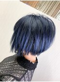 ネイビー×ブルー