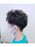 【imus】メンズソフトパーマ刈上げ