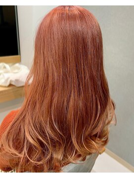 ドットエフ(.f) グラデーション/サーモンピンク/コーラルピンク