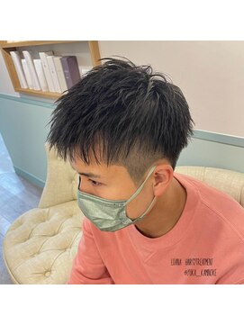 ルアナ ヘア アンド トリートメント(Luana) 直毛メンズツーブロック☆YUKA