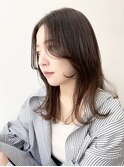 ミディアム×ダークブラウン