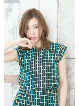 アリエス美容室南富山店 【Aries南富山/富山市】大人ナチュラルミディアムゆるウェーブ☆