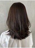 オリーブブラウンミディアムレイヤー_ショコラアッシュ_ba422021