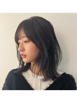 ルル 表参道(lulu.) メルティカラー ネビージュ チェリーブラウン ミニウルフ