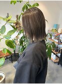 ぱつっとボブ