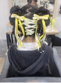 【ヘアセットサロンfrst】レースアップクラゲヘア♪