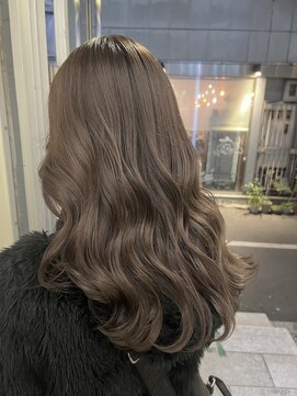 ヘアカロン(Hair CALON) グレージュカラー艶カラー髪質改善韓国