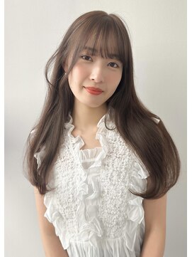 ボタン テンジン(VOTAN tenjin) 【votan_はまひ】ロングカット/韓国ヘア/ブラウンカラー/前髪