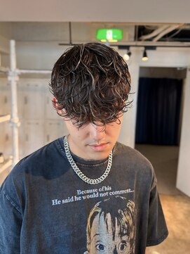 ザ オーダー(THE ORDER) スペインカールパーマハイライトカラーメンズヘアmen's