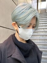 キラ 原宿(KILLA)&nbsp;デザインカラー/レイヤーカット/ウェットヘア/韓国/ダブルカラー