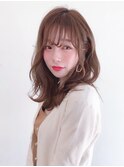 Say.黒髪ボブルフネビージュ小顔ワンレンミディアムパーマ表参道
