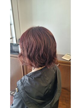 レプリュス Leplus デジタルパーマ　　ルフレカラー