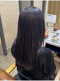 ラベンダーグレー/ネイビーカラー/低明度/ケアブリーチ/目黒