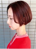 チェリーピンク★大人かわいいショートボブ★【坂田のぞみ】