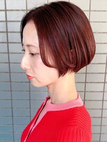 グラッシー センター北店(GLASSI)&nbsp;チェリーピンク★大人かわいいショートボブ★【坂田のぞみ】