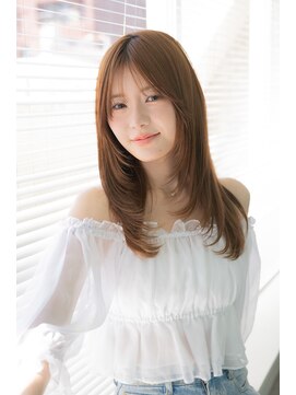 サロンドミルク 新百合ヶ丘店(salon de MiLK) ストレートアイロンで簡単に決まるレイヤーカット（新百合ヶ丘）