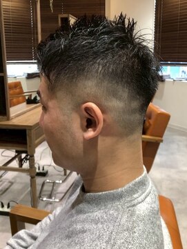 エミュー 大船店(emue) 大船駅ビジネスショートスパイキーショートスキンフェードカット
