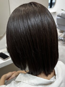 ベル サウス(BHEL south) ミルクティーページュカラーまわりレイヤー韓国ブリーチカラ