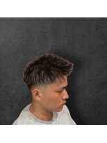 宮崎理容院 並木坂店&nbsp;ホワイトメッシュ　スパイキーショート