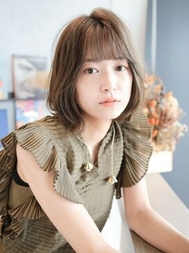 エムスラッシュ 横浜元町店(M.SLASH) ■くせ毛風/メルティカラー/ウルフボブ/こなれヘア元町17-5