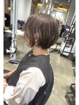 シールドヘアー 沖縄 新都心(C'LD Hair) ショート◇ミルクティーベージュ