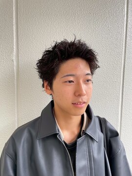 ヘアサロン ガリカ 表参道(hair salon Gallica) 黒髪アップバングショート×束感スタイル