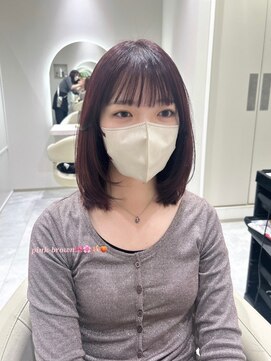 トッカ 天王寺ANNEX(tocca) ボブ　ピンクブラウン