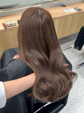 ペレ 原宿(PELE) ダブルカラー/ケアブリーチ/羽エクステ/原宿